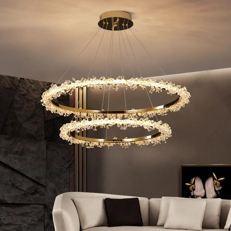 Modern crystal chandeliers indoor lighting Ceiling lamp hanging lights led chandeliers for the living room indoor lighting