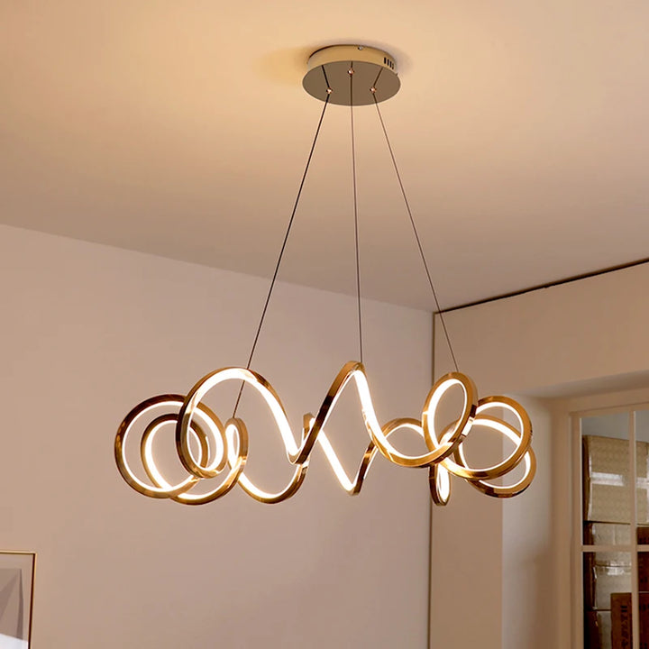 Modern rose gold Pendant lamp Chandeliers for dining room pendant lights hanging lamps for ceiling Pendant lamp indoor lighting