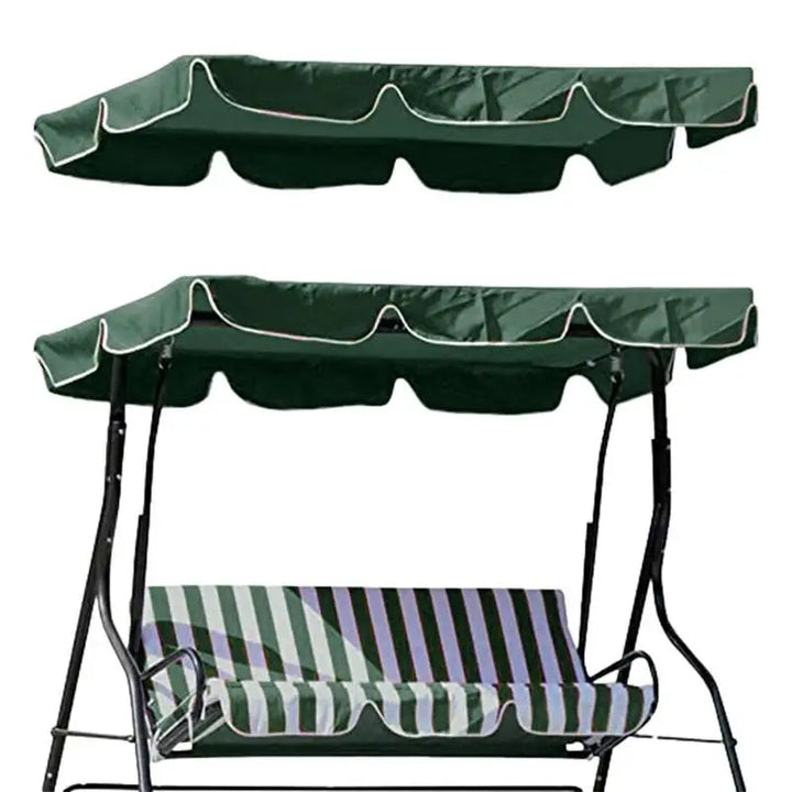 Porch Swing Canopy Replacement Sun Shade Swing Seat Chair Cover Garden Porch Patio Chair Awings Rainproof Patio Pavilion Replace