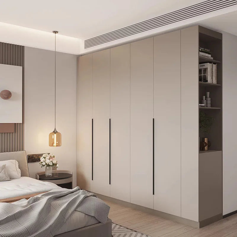 Wooden Nordic Wardrobe Hanging Clothes Room Organization Wardrobe Storage Portable Closet De Madera De Ropa Bedroom Furniture