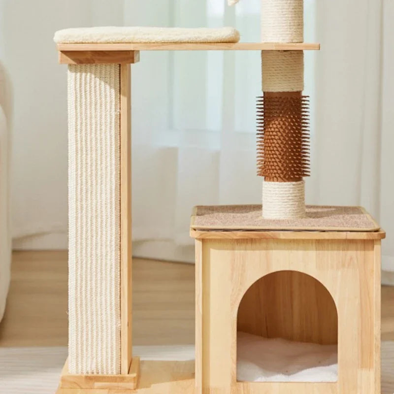 Cat House Tree Large Climbing and Scratching Platform Cat Tower Tall Small Animal Toys and Pet Supplies Complete Collection