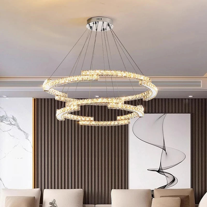 Modern crystal chandeliers indoor lighting Ceiling lamp hanging lights led chandeliers for the living room indoor lighting