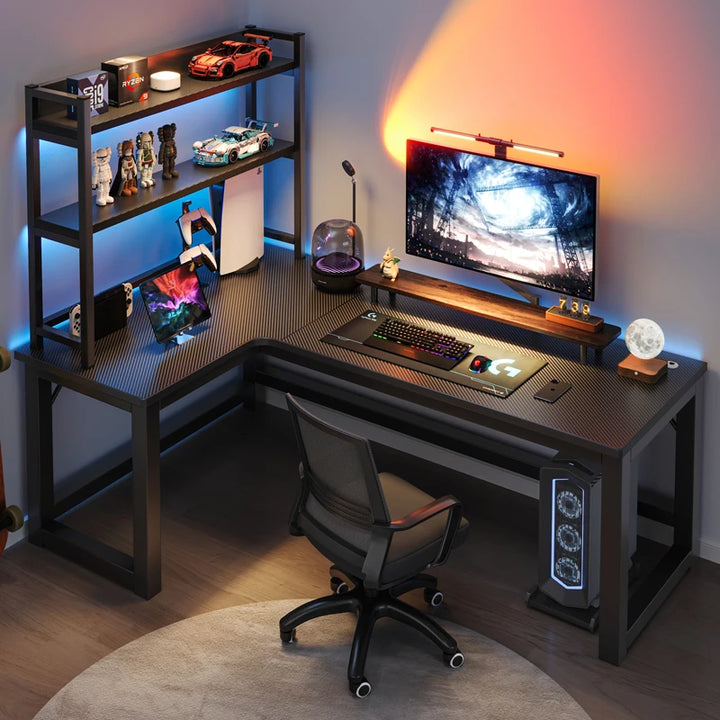 Standing Setup Office Desk Corner Storage Bookshelf Living Room Art Computer Desks European Legs Mesa De Computador Furniture