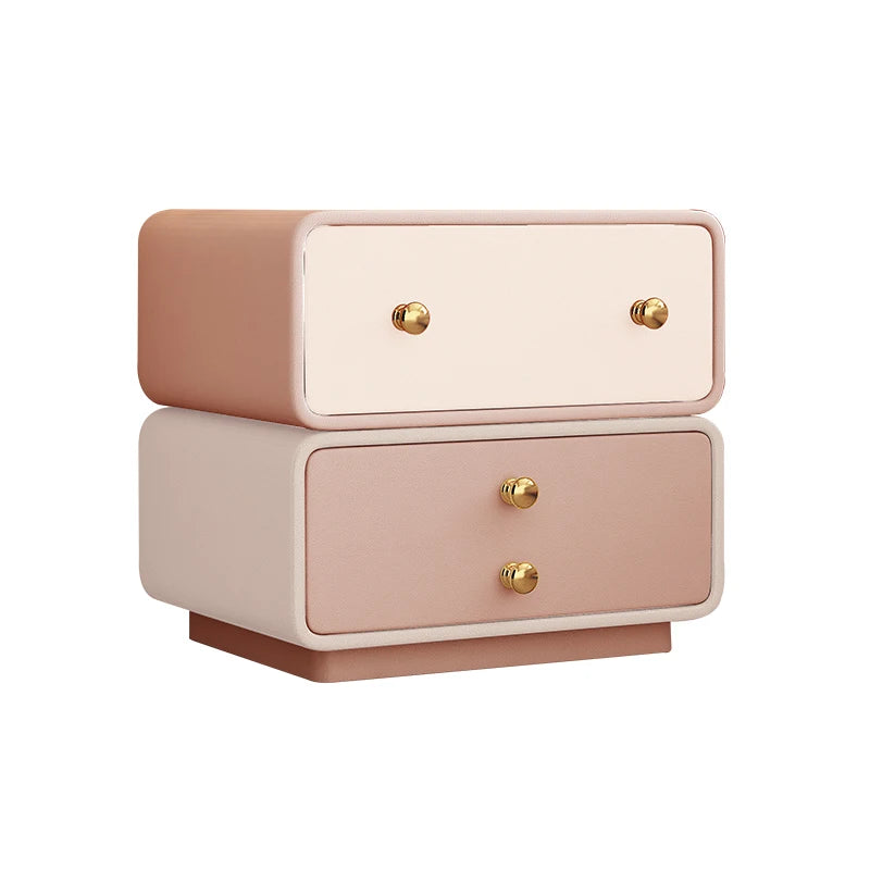 Luxury 360° rotatable Bedside Table with Drawers