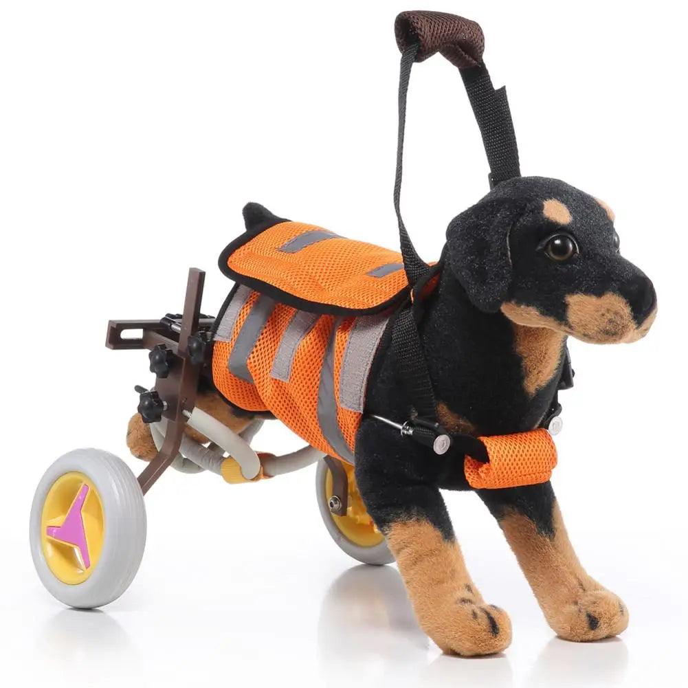 Adjustable Dog Wheelchair: Pet Rehabilitation Walking Aid Cart for Weak or Disabled Pets