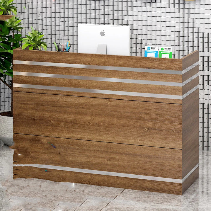 Nordic White Reception Desks Modern Stylish Luxury Checkout Reception Desks Small Supermarket Mostrador Negocio Bar Furniture