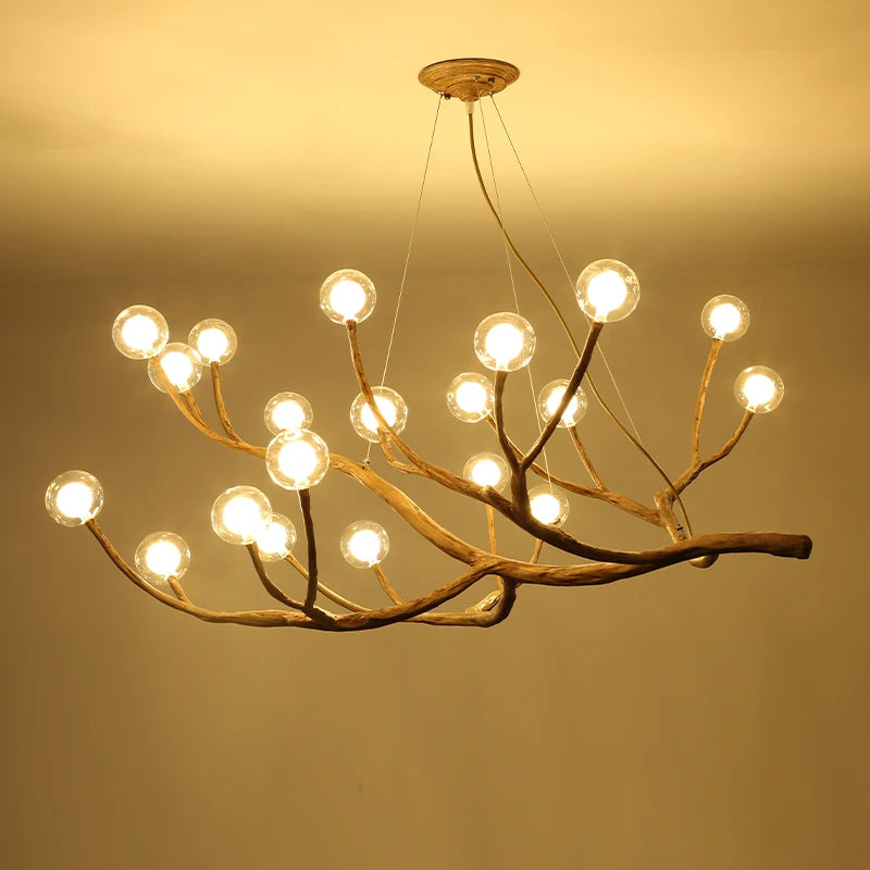 Led Chandelier Designer Magic Bean Lights Modern Personality Chandeliers Living Bedroom Lustre Moderno Branch Art Molecular Lamp