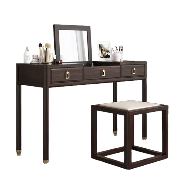 Simple Bedroom Dressing Table Drawer Classic Antique Storage Dressing Table Cabinet European Tocador Maquillaje Home Furniture