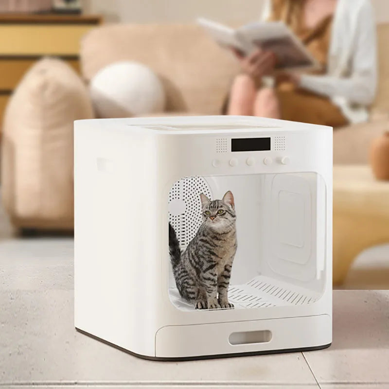 Household Dog Blower Dryer Professional Cat Dry Room Grooming Dryer Box Pet Drying Cabinet Small Silent Pet Shower Products