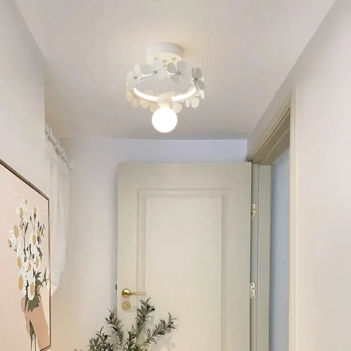 LED chandelier aisle hallway green / white glass ceiling lamp lighting for living room  crystal chandelier