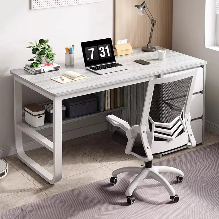 Modern Computer Office Desk Standing Reception Workstation Student Office Desk Bedroom Scrivania Con Cassetti Luxury Furniture