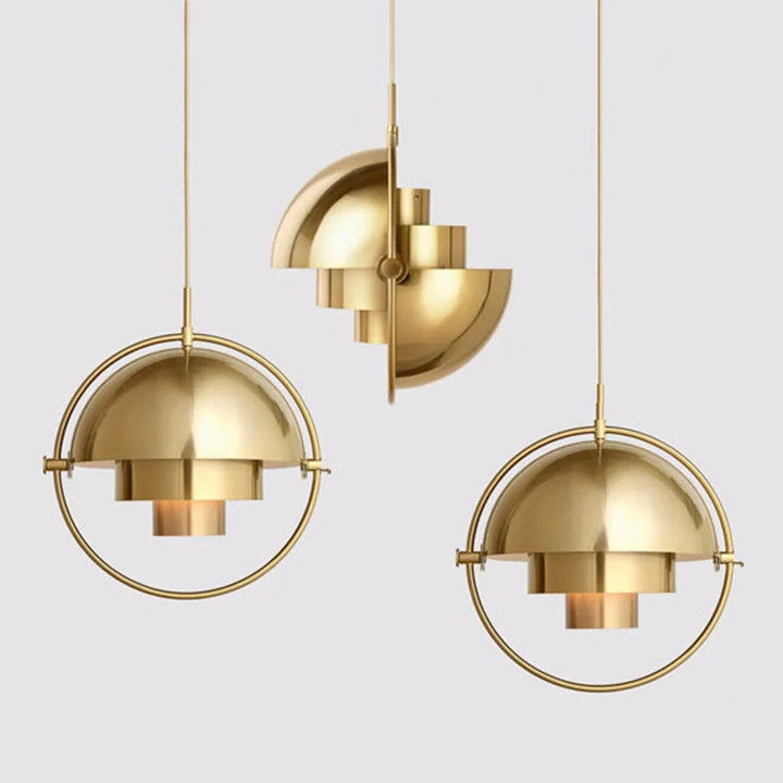 Postmodern Design Pendant Lights Living Dining Room Kitchen Restaurant Decor LED Chandelier Pendant Lamp Rotating Suspen Lustre