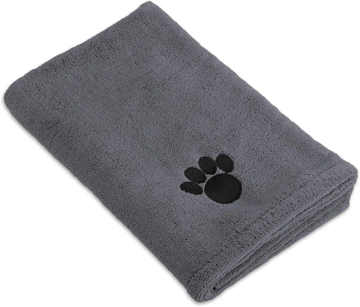 Pet Towel Dry Embroidered Absorbent Bath Microfiber Cat Dog Pet Towel Pet Shower Towel