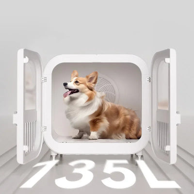 Pet Hair Dryer Stand Grooming Dry Box Small Silent Dog  Household Hair Dryer Professional Drying Cabinet Small Animal Supplies