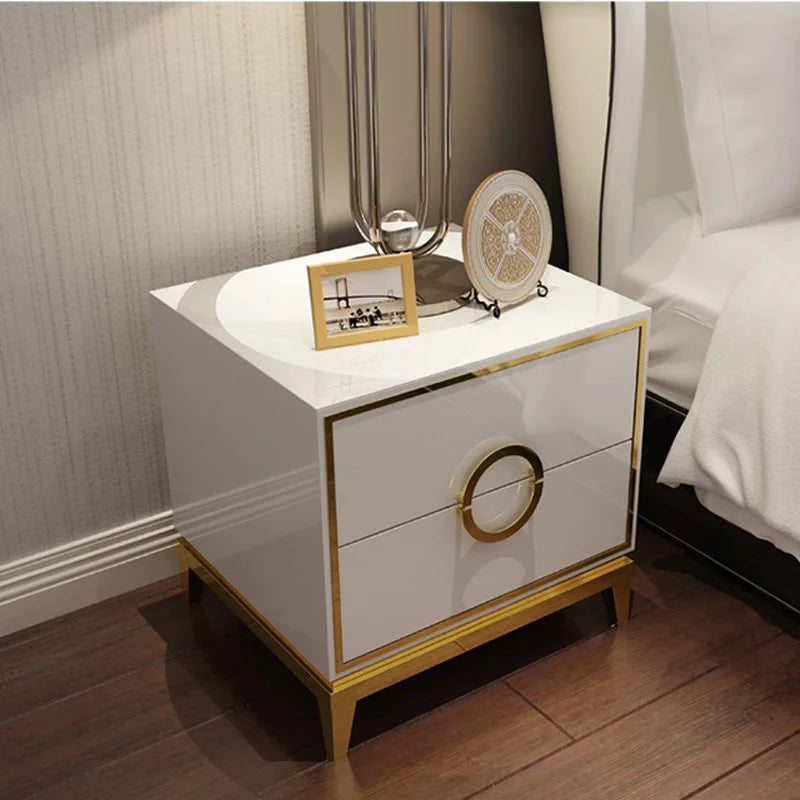 Modular Modern Bedside Table Cabinet Simple Bedroom Created Bedside Table Comfortable Mobile Mesas De Noche Luxury Furniture GG