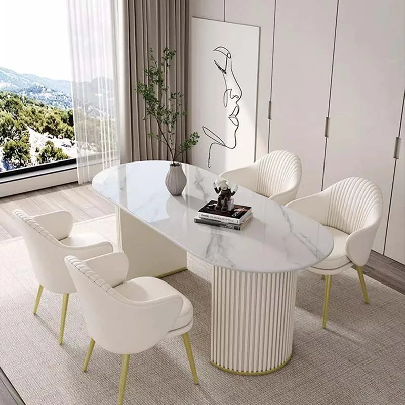 Luxury Nordic Dining Table Legs Metal Modern Space Savers Dining Table Living Minimalist Mesas De Comedor Room Furniture