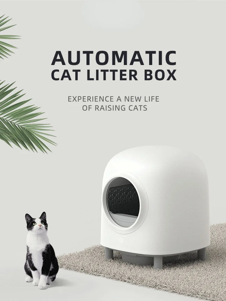 Petree Cat Litter Box Automatic Self Cleaning EnClosed Pet Tray Furniture Cat Toilet with App Cat Supplies Arenero Gato Cerrado