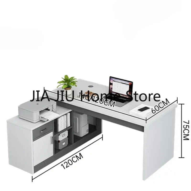 Modern Staff Office Desks Table Simplicity Boss Computer Office Desks Executive Secretaire Bureaux Meuble Home Furniture QF50OD