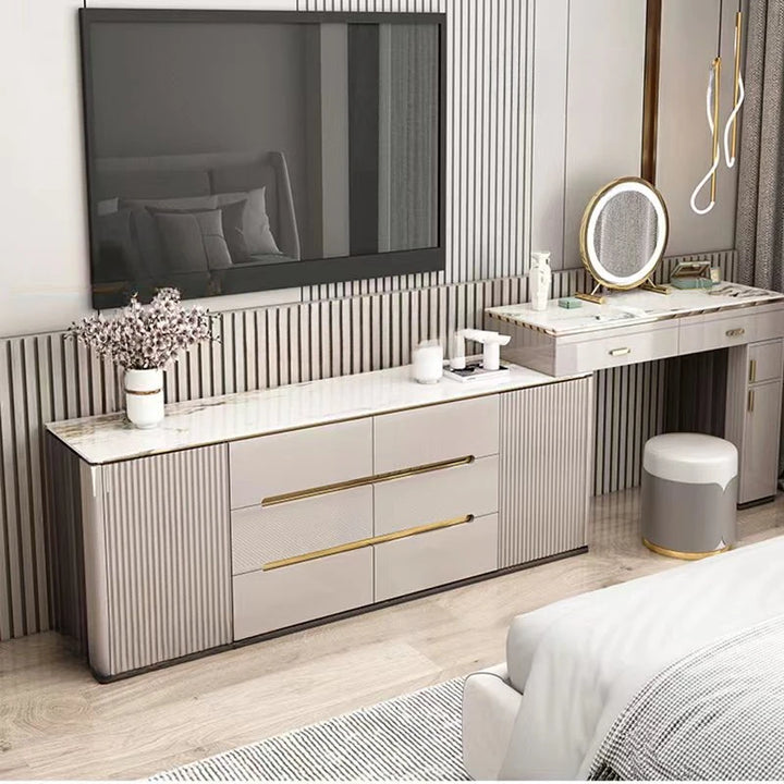 Mobile Salon Dressing Table Mirror Nightstands Vanity Bedside Dressing Table Drawers Coiffeuse De Chambre Bedroom Furniture