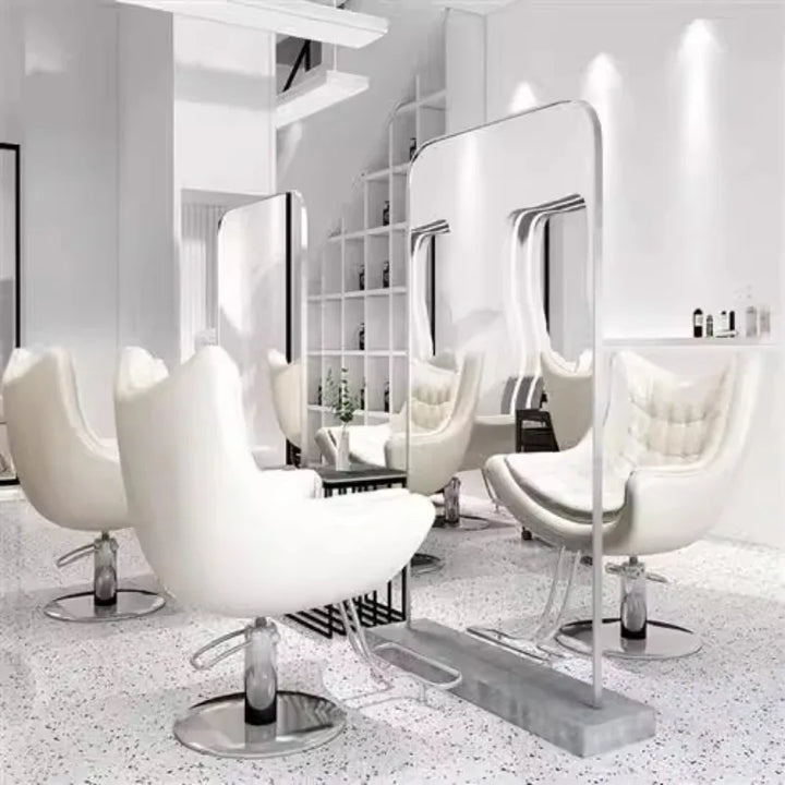 Office High End Barber Chair Barbershop Cosmetic Nail Pedicure Chair Shampoo Styling Stations Sedie Salon Equipment Furniture AA