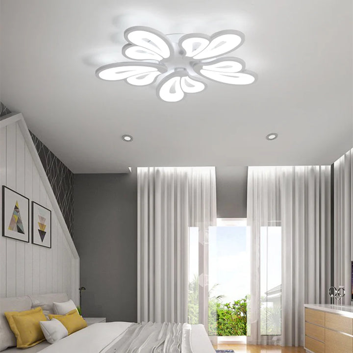 New LED Chandelier Lights Remote Control Used In Living Room Bedroom Dining Room Decor Modern Butterfly Acrylic LED Ceiling Lamp