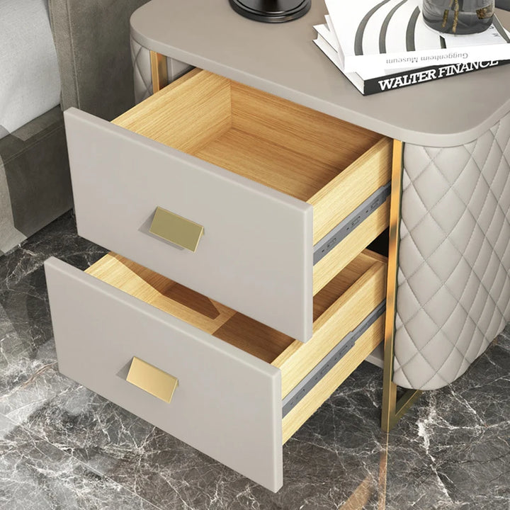 Dressing Luxury Bedside Table Auxiliary White Narrow Created Bedside Table Vanity Drawers Mesita Noche Furniture for Room GG