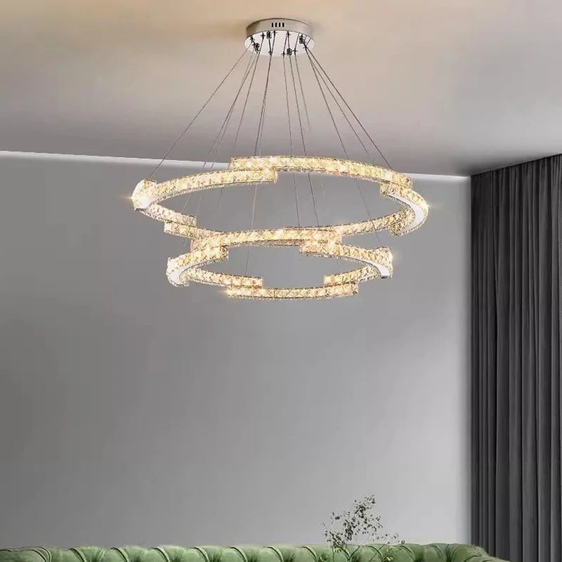 Modern crystal chandeliers indoor lighting Ceiling lamp hanging lights led chandeliers for the living room indoor lighting