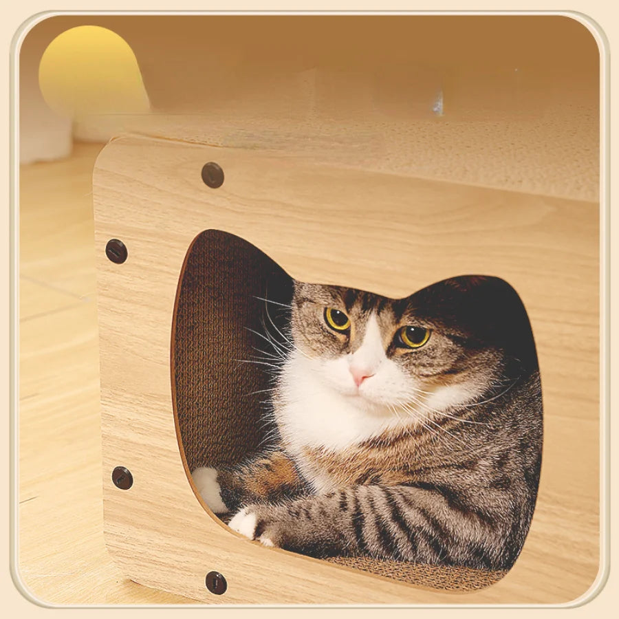 Toys Cute Cozy Cats Scratcher Breathable Habitats Furniture Luxury Cat Cushion Indoor Villa Areneros Para Gato Pets Supplies