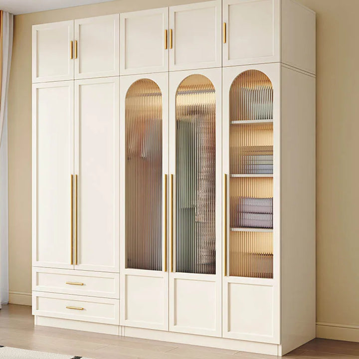 Bedroom Mirror Wardrobes Nordic Luxury Modern Free Shipping Apartment Cabinets Dressers Nordic Armario De Ropa Home Furniture