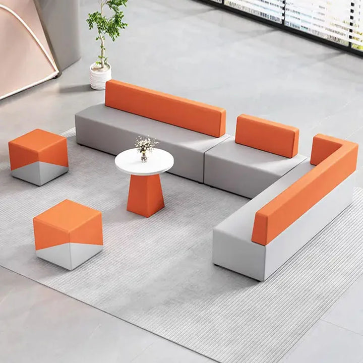 Booth Seating Commercial Sofa Modern Cinema Lounge Minimalist Couches Salon Floor Sofa Individual Modernos Furniture Living Room