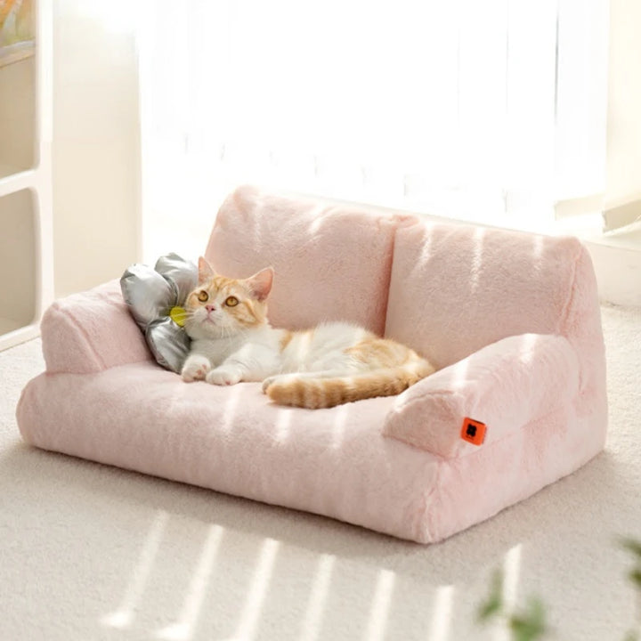 Luxury Fluffy Super Soft Kitten House Cat Nest Pet Items Articles Bed Sofa Furniture Lounger Dogs Cats Basket House