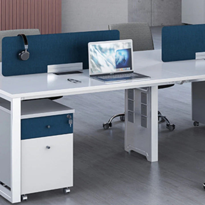 Modern Wood Office Desk Gaming Corner Study Storage Office Desk Reception Meeting Escritorio Oficina Office Furniture MZ50OD