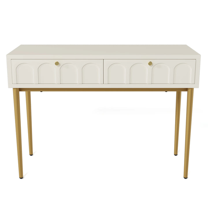 Girls bedroom dresser with 2 drawers 76.5 cm high drawer bedroom drawer white cabinet drawer Bedroom drawer cream white