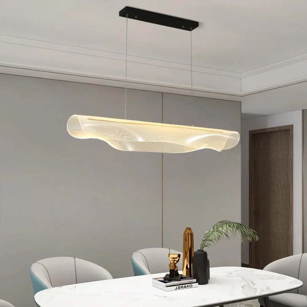 Nordic LED Ceiling Chandelier for Dining Table Restaurant Office Front Desk Modern Creative Acrylic Pendant Lamp Indoor Lighting