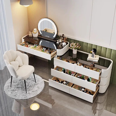 Study Vanity Hotel Dressers Cosmetic Luxury Beauty Standing Living Room Modern Dressers Nordic Schminktisch Toilet Furniture HDH