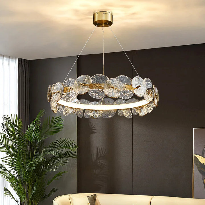 Nordic LED Luxury Chandeliers Lights Home Indoor Living Dining Room Bedroom Decoration Pendant Lamps Kitchen Suspension Lustre