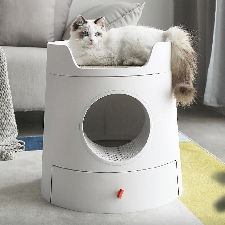 Cat Litter Box Closed Xxl Pet Toilet Easy To Clean Cat Sandbox Wc Drawer Combination Deodorant and Splash Proof Arenero Gato