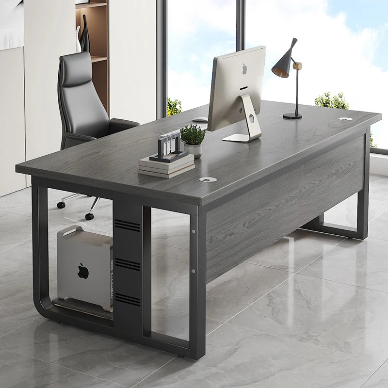 Wooden Computer Desk Storage Living Room Drawers Computer Desk Bureau Comfy Modern Table Pour Ordinateur Office Furniture