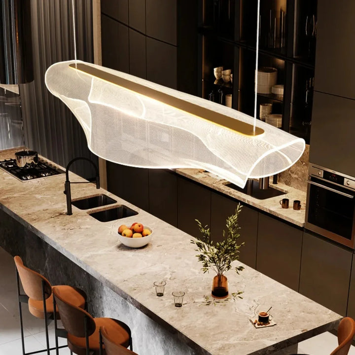 Nordic LED Ceiling Chandelier for Dining Table Restaurant Office Front Desk Modern Creative Acrylic Pendant Lamp Indoor Lighting