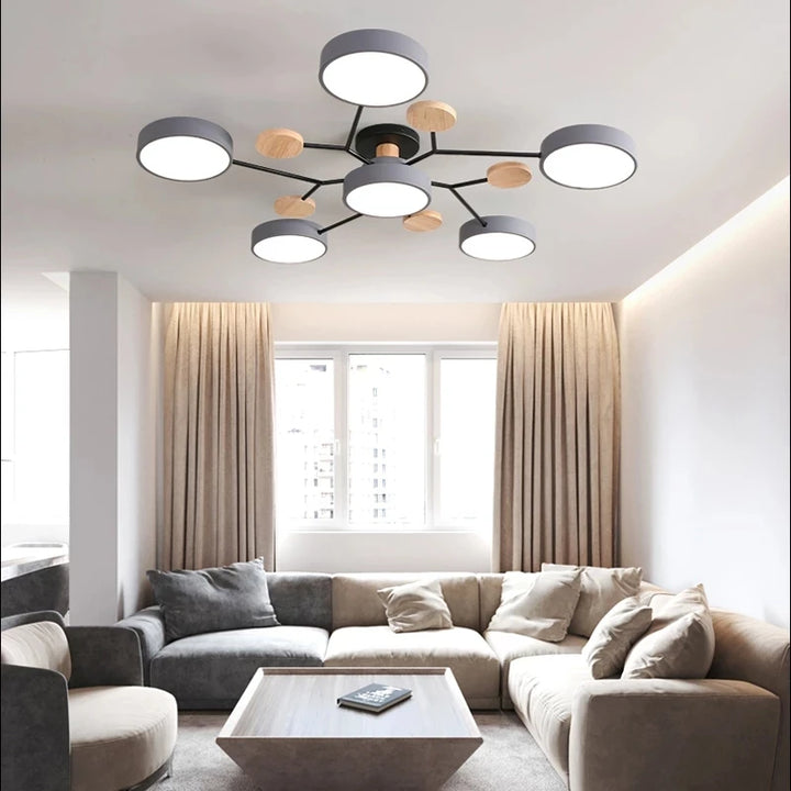 Nordic Modern LED Ceiling Lights for Living Room Bedroom Kitchen Deco Chandeliers Home Indoor Ceiling Lamps Lustre Lampara techo