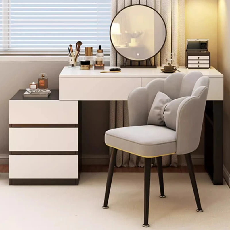 Wooden Storage Dressing Table Container Modern Comfortable Dressing Table Simple Bedroom Mobili Arredamento Casa Furniture