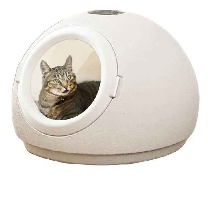 Round Intelligent Pet Drying Box Home Pet Cat Drying Fully Automatic Dog Shower Hair Blow Dryer  Disinfection Multifunctional