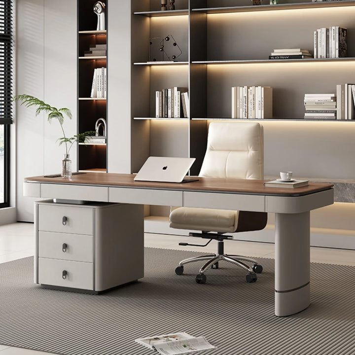 Writing Work Office Desks Modern Laptop Desktop Luxury Office Desks Storage Gaming Escritorio Bureau Home Office Desk WN50OD