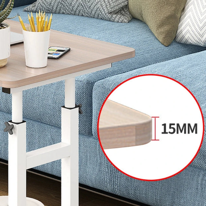 Notebook Table Mobile PC Computer Desk For Home Office Bedside Sofa Bed Stand Table Simple White Standing Bedroom Furniture