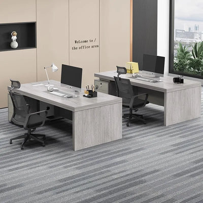 Supplies White Office Desks Reception Conference Salon European Computer Desks Executive Floor Mesa De Computador Furnitures