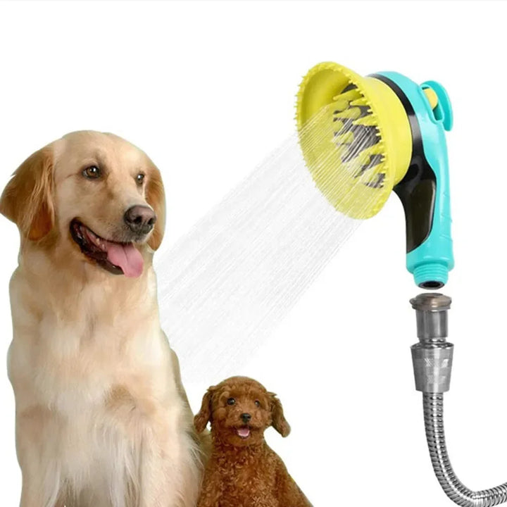 Pet Shower Sprayer Comfortable Massage Grooming Bathing Tool Handheld Dog Cat Faucet Sprayer Pet Supplies for Dogs Cats Washing