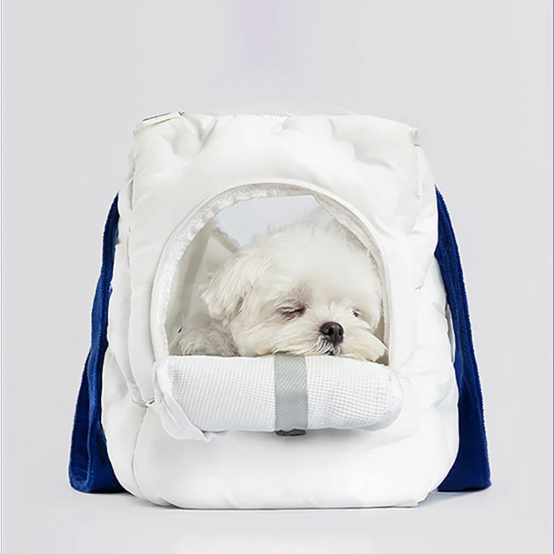 Outdoor Pet Carrier Bag Luxury Portable Puppy Carrier White Cat Handbag Travel Car Pet Transport Backpack for Small Dogs Gifts