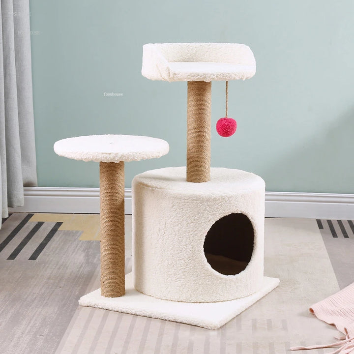 Multi-functional Cat Scratchers Four Seasons General Large Cat Litter Cat Climbing Frame Cat Jumping Platform Sisal Cat Pet Toy