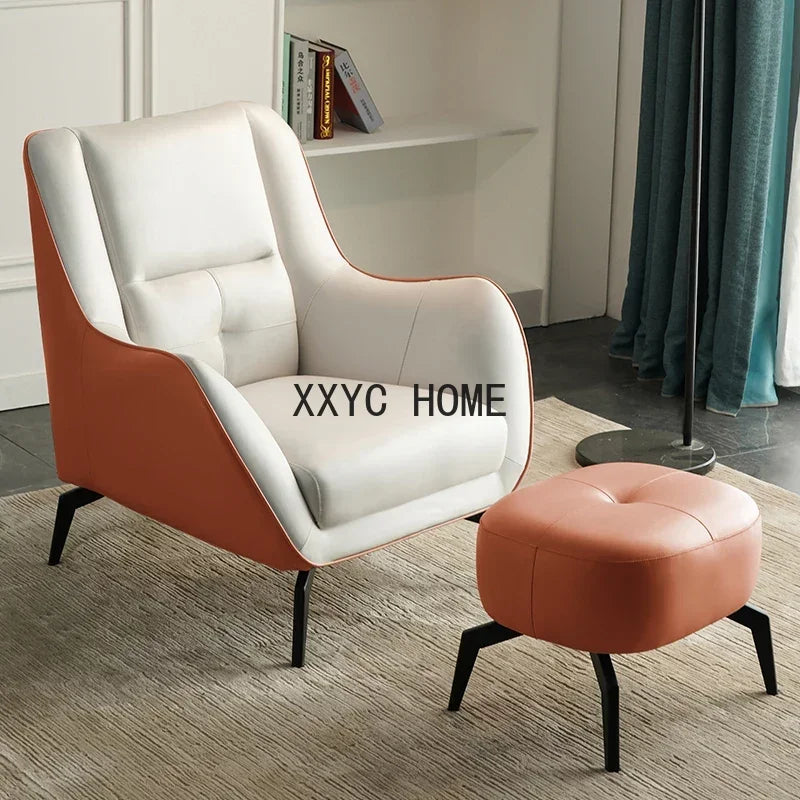 Luxury Modern Chairs Living Room Elastic Recliner Nordic Chair Floor Office Single Sillas De Comedor Designer Furniture Replicas