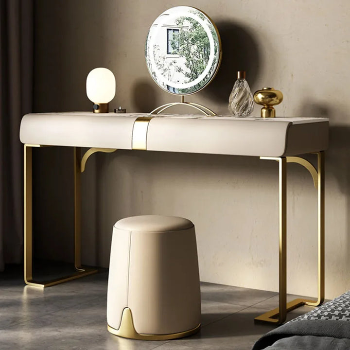 Cosmetic Dressing Table Closet Modern Coffee Storage Make Up Table Mirror Living Room Drawers Tocador Con Espejo Room Furniture